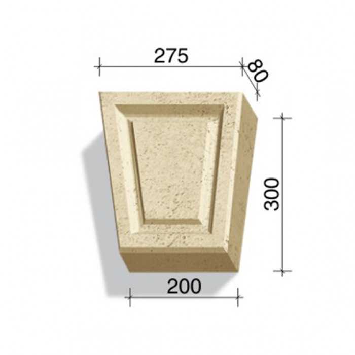 Замковый камень White Hills Тиволи 732-14, 300*275/200*80 мм